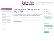 Tablet Screenshot of partnershipforcolorado.org